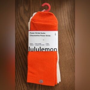lululemon athletica 3 pack Power Stride Socks